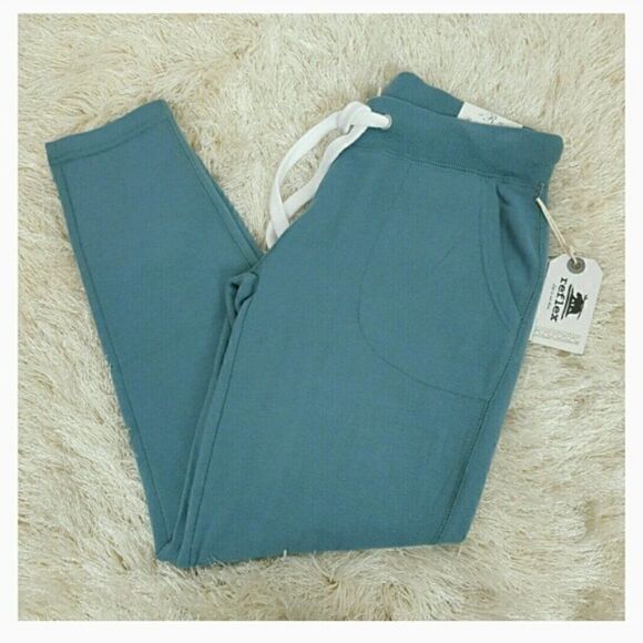 Women's Fleece Jogger Pants Sweatpants Blue - Picture 1 of 3